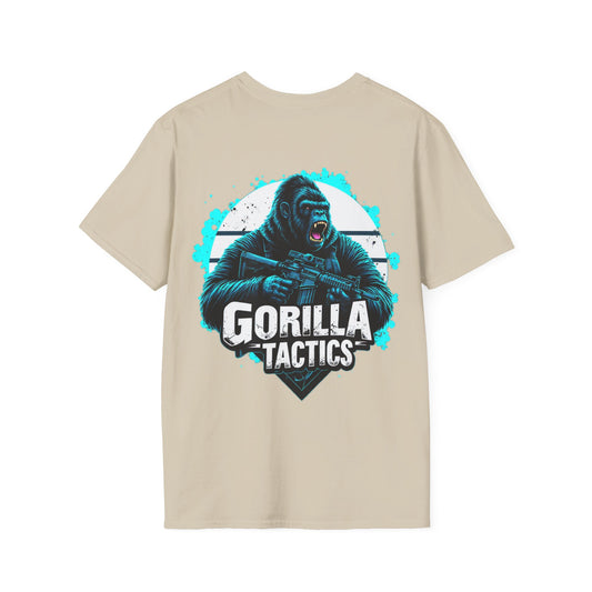 Gorilla Tactics Unisex Cotton Crew Tee with Gorilla Tactics Design, Gaming T-Shirt, Gift for Gamers, shooters, Video Game Apparel, hunting, range shirt