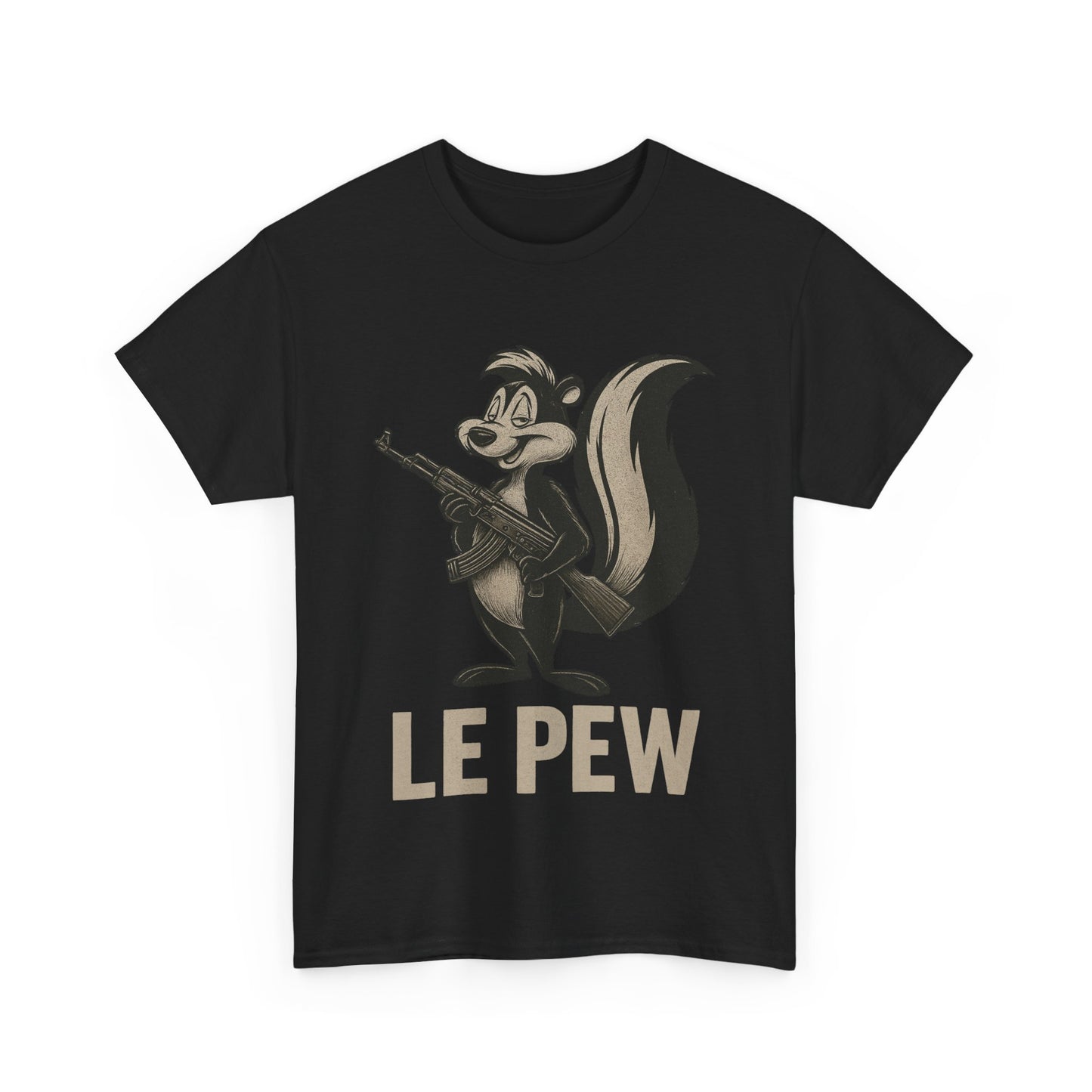 LE PEW Funny Graphic T-Shirt, Silent but deadly.