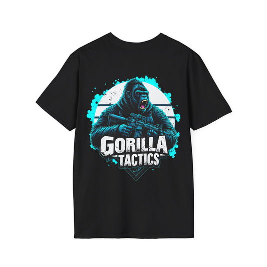 Gorilla Tactics Unisex Cotton Crew Tee with Gorilla Tactics Design, Gaming T-Shirt, Gift for Gamers, shooters, Video Game Apparel, hunting, range shirt