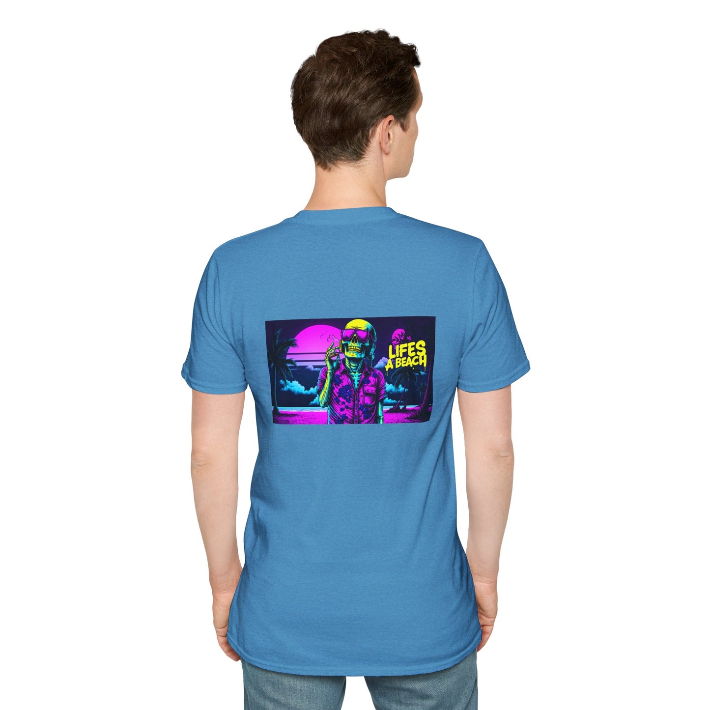 Vibrant Lifes A Beach Graphic Tee, Unisex T-Shirt, Casual Summer Style, Gift for Beach Lovers, Vacation Wardrobe, Graphic Tee, Tactical Tee