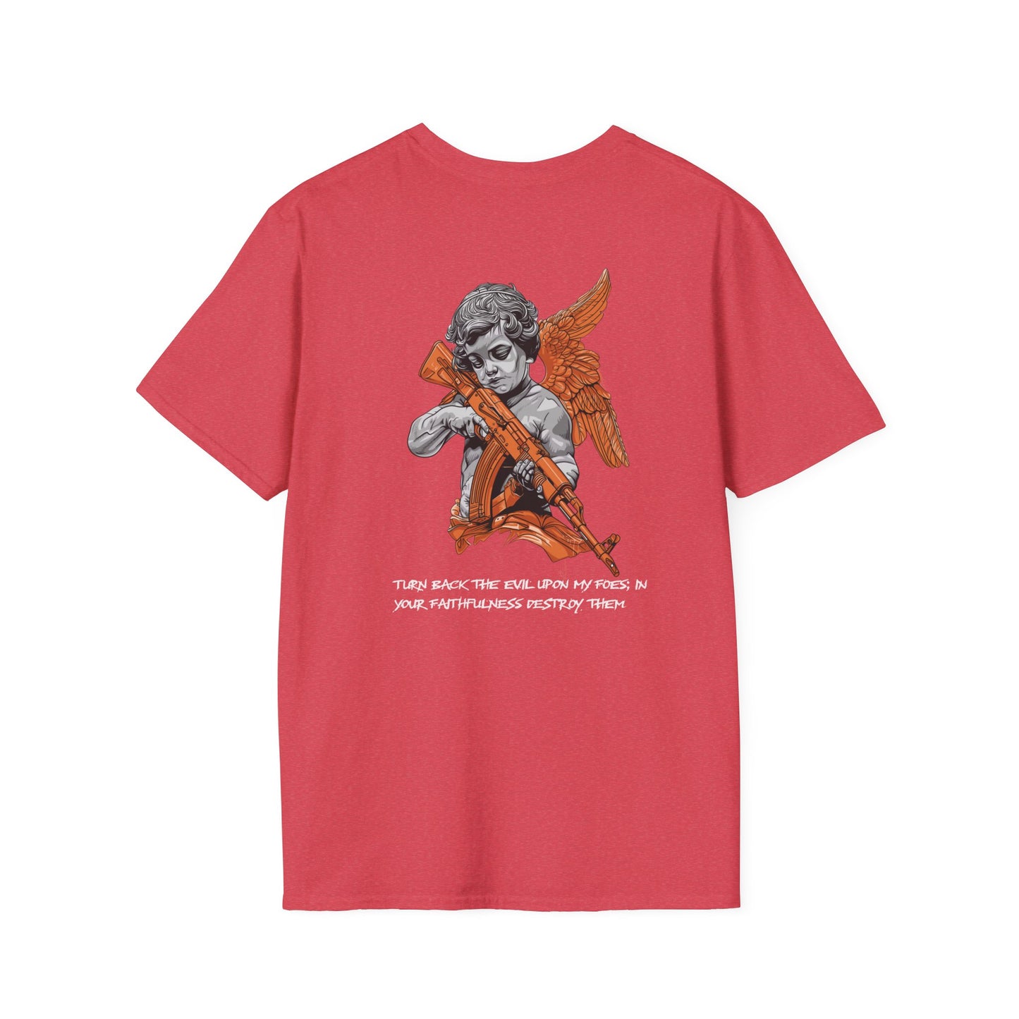 Guardian Angel with a gun Graphic Tee, Streetwear Fashion, Tacticalwear, Comfortable Cotton Tee, Perfect Gift for Men and Women, Casual Wear